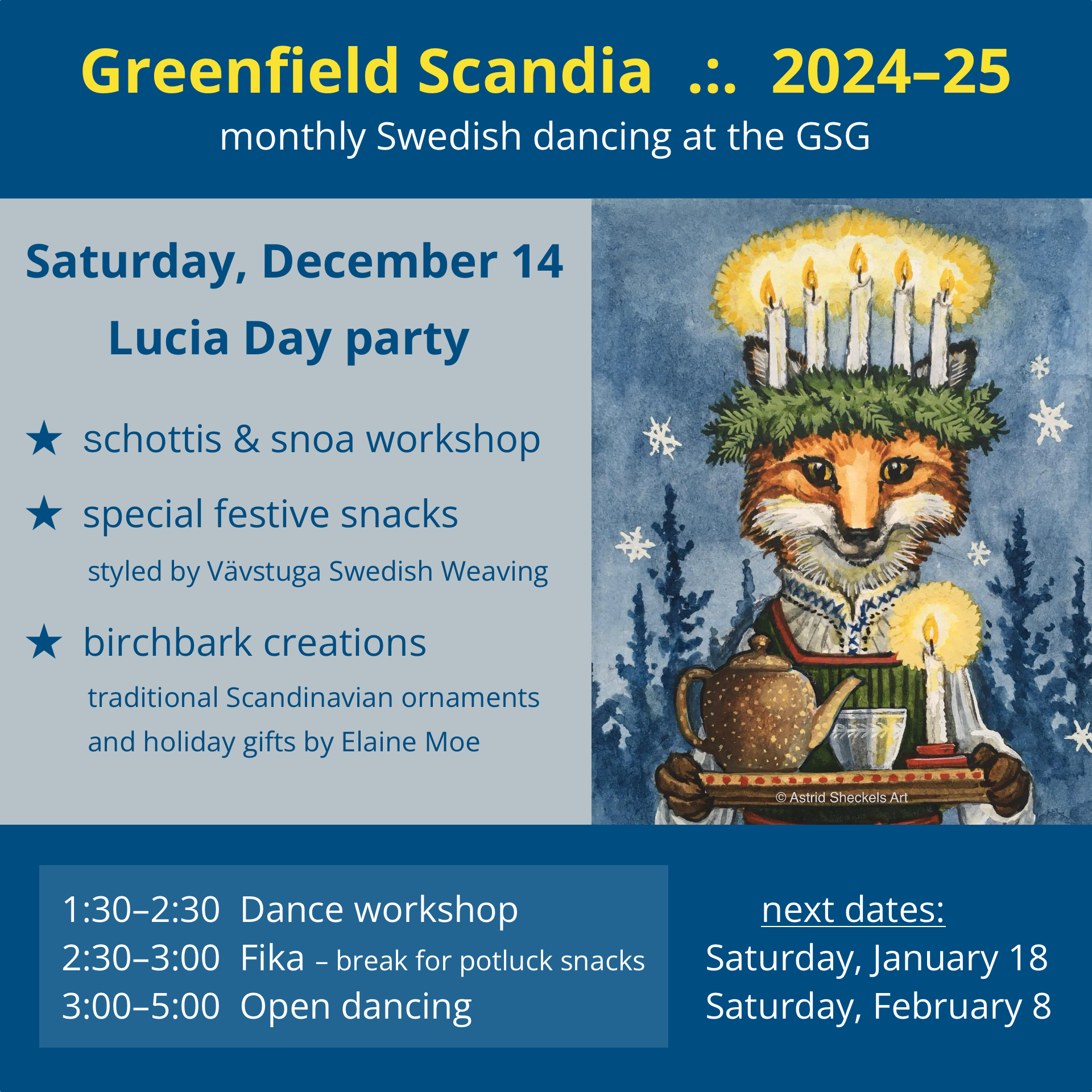 e-flyer, Greenfield Scandia December 2024